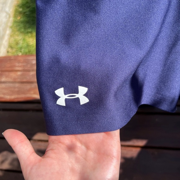 Women’s Under Armour 4” Navy Spandex - Picture 4 of 9